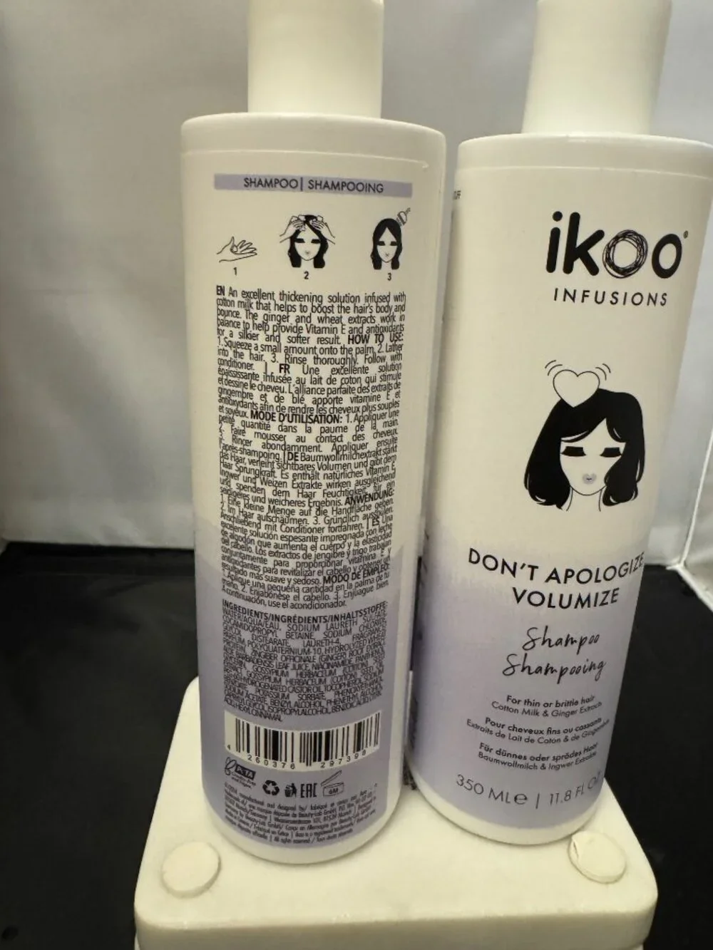 2 bottles - Ikoo Volumizing Shampoo